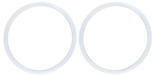 2 Pcs Pressure Cooker Gasket, Pressure Canner Sealing Ring Gasket Silicone Gasket Seal Rings Replacement (20cm)