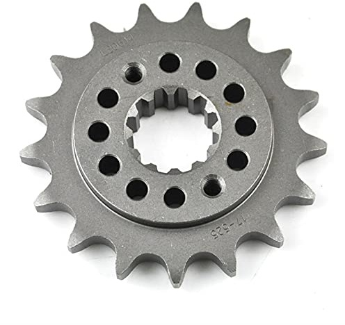 Qxryzp Piñón delantero de motocicleta 525 cadena 17T VLX750 Shadow RC44 VT750 Spirit 1998-2013 for VT750S 2011-2013 Piñón delantero de motocicleta