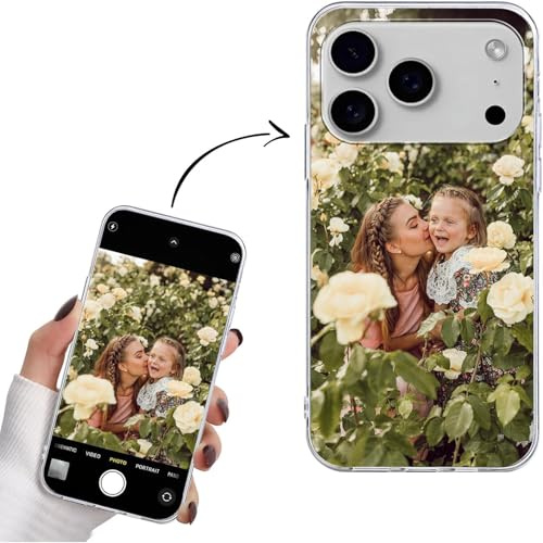 König Design Handyhülle mit Foto für Apple iPhone 17 Pro - Personalisierte Hülle, selber gestalten, mit Bild - Schutzhülle aus weichem TPU Silikon Gel Material