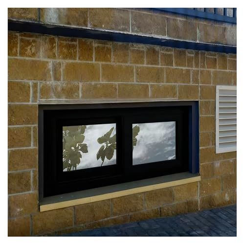 SHAARI Finestre Scorrevoli per Seminterrati, Finestre Di Ventilazione Mobili, Facili Da Installare Adatte per Abitazioni Compatte(40x40cm)