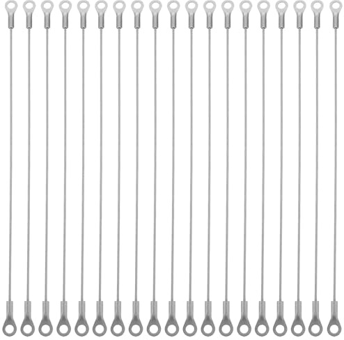 NESTINGHO Kit da 20 Fili per Appendere Quadri in Acciaio Inox 304, Fune di Sospensione Resistente per Lampade e Cornici, Cavo Metallico Robusto per Uso Interno ed Esterno