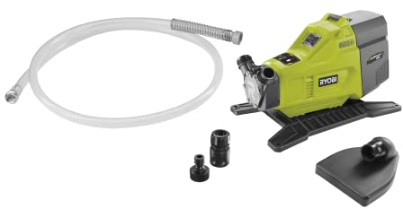 RYOBI 18 V ONE+ Akku-Transferpumpe R18TP-0 (Fördermenge 1500 l/h, ohne Akku und Ladegerät, geliefert im Karton)