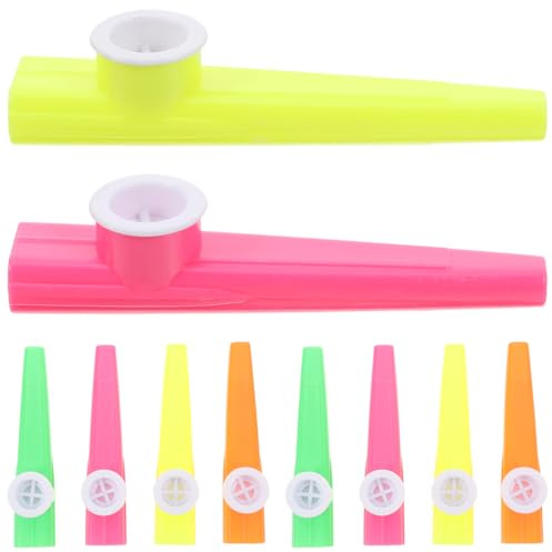 TOYANDONA Kazoo Di Plastica 4 Pollici Strumento Musicale Facile Da Usare Per Bambini Regalo Educativo Compagno Per Chitarra Ukulele E Piano