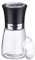 Westmark Salière à épices avec couvercle aromatique et trou grossier Capacité : 190 ml - Verre/acier inoxydable/plastique - Noir/argenté - 63512260