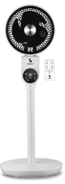 BEPER P206VEN161 Ventilador de Pie Silencioso con Display Touch y Mando - Ventilador Habitacion Silencioso con Inclinación de 90