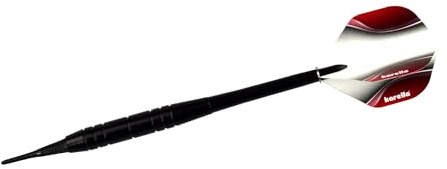 Karella Softdart Blackstar 18 g, dartpilar i mässing med nylonskaft och 100 mic. Flights