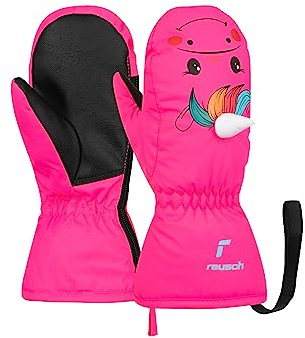 Reusch Sweety Mitten warme, Winddichte und atmungsaktive Winterhandschuhe Fäustlinge Kinder Babys Kleinkinder Mädchen Jungen mit einem außergewöhnlichen Design