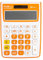 Plus Office – Calculadora Plus SS-Color de Sobremesa para Oficina, Escuela y Negocio, Pantalla LCD de 12 Dígitos, Calculadora de Escritorio con Alimentación Doble Solar y Batería (Naranja)