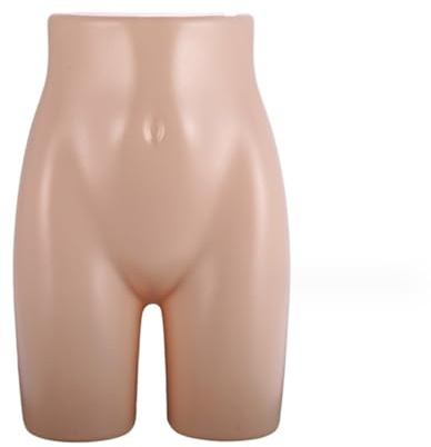 Schaufensterpuppe Unterkörper weiblich für Präsentation von Unterwäsche wie Panties, Slips, Shorts und ähnlichen Kleidungsstücken | Damen Torso aus Kunststoff | Schaufensterfigur Unterteil Hautfarbe