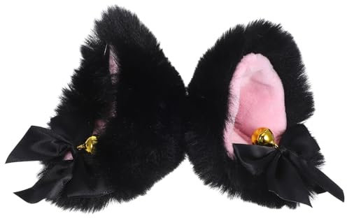 1 paire d'oreilles de chat - Épingle à cheveux Halloween - Décoration de cheveux de Noël - Barrette à cheveux - Accessoire d'Halloween - Bel accessoire de cheveux - Imitation de