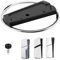 Vertical Stand for PS5 Consoles Compatible with PS5 Slim & PS5 Disc, Durable Stand with Anti-Slip Pads and Secure Screws, Enhanced Heat Dissipation, Black Stand for Improved Gaming Setup (Black)