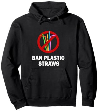 Ban Pailles jetables en plastique Sweat à Capuche
