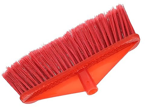 KOMBIUDA Two-color Plastic Broom Push Broom Head Sweeper Dispenser Foldable Scrub Warehouse Household Duster Plunger Bristle Cleaning Outdoor Wiper Kit Scrub Mop Holder Plastic