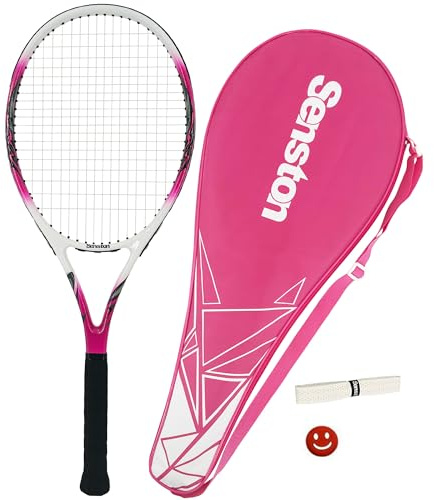 Senston Racchetta da Tennis da 27'', Tennis Racket Professionale per l'allenamento, per Adulto, Donne e Uomini