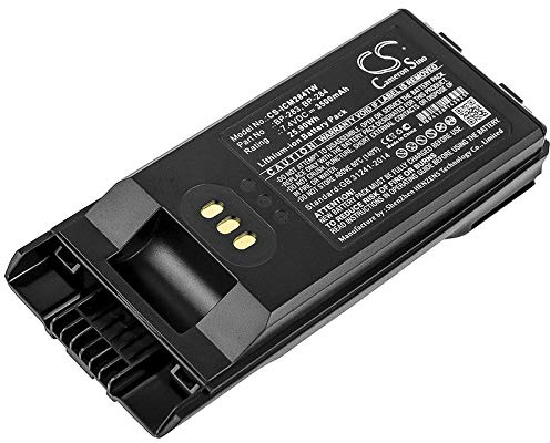 Cameron Sino ACCCHEN Batterie rechargeable pour IC-F3400, IC-F3400D, IC-F3400DP, IC-F3400DPS, IC-F3400DPT, IC-F3400DS, IC-F3400DT,IC-F7020, IC-F7020S,IP740D (3500 mAh/25,90 Wh) BP-283, B P-284, BP-303