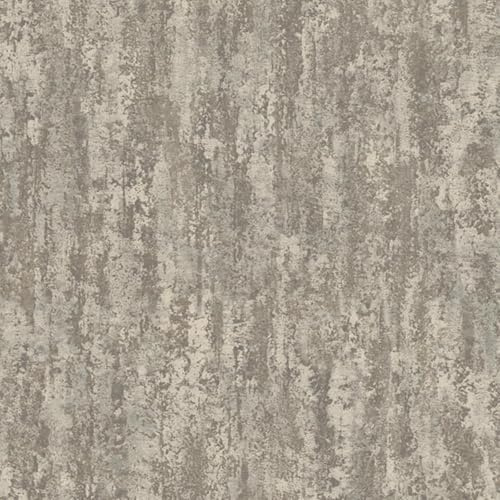 SOPHIE LAURENCE Grey Taupe Mix Wallpaper Textured Industrial Effect Paste The Wall Free Match