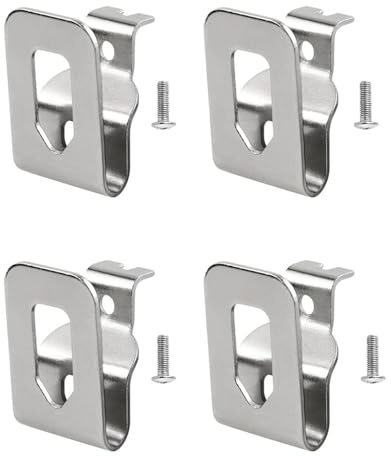 4 clips de cinturón, ganchos de acero inoxidable para cinturón, hebilla de cintura compatible con herramienta eléctrica Dewalt de 20 V DCD980 DCD985 DCD980L2 DCD985L2 DCD780