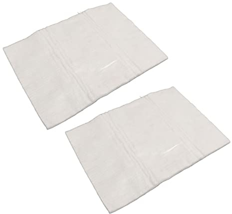 Yosoo Health Gear Auspuff -Schalldämpfer Baumwolle, 2 PCs Motorrad -Glasfaser -Auspackpackung 35x25cm Schall Absorbierender Packtuch