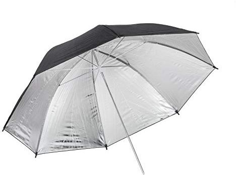 Quadralite Parapluie réflecteur Photo Argent 120 cm || modeleur lumière Studio