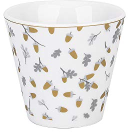Krasilnikoff Happy Espresso Tasse à Espresso Gobelet Muffinbaker Muffin Coquetier Tasse Porcelaine Ø6 X H 6cm - Es472, H 6cm x Ø 6 cm