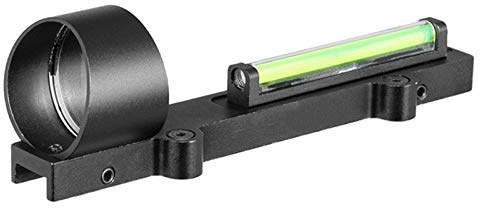 ACEXIER Rot/Grün Faser Red Dot Visier 1x28 Kollimator Visier Fit Schrotflinten Rippenschiene Entlüftung Rippe/Schiene Schraubbefestigung Funktioniert OHNE Batterie