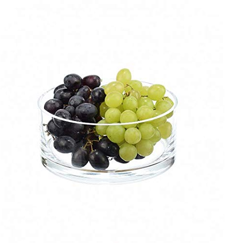 EMH Saladier en verre transparent fait à la main Ø 18 cm