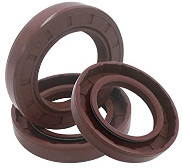 2 Stück Doppel-Lippenabdeckung Fluor TC Wellendichtring mit Garter Spring, Schaftdurchmesser 20mm, Außendurchmesser 47mm, Länge 7mm Skelett Öldichtung, FKM 20x47x7mm