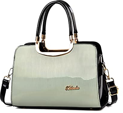 NICOLE & DORIS Damen Handtaschen Designer Frauen Umhängetasche PU Leder Schultertaschen Reißverschluss Handtasche