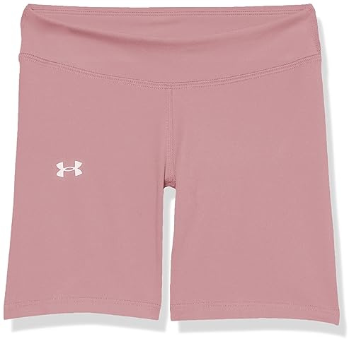 Under Armour Girls Motion Bike Shorts, (697) Pink Elixir / / White, Large