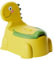 Potty Training Toilet Seat - Toddler Toilet Seat - Kids Toilet Seat with Backrest - Dinosaur Potty - Baby Toilet - Comfortable Non-Slip Splash-Proof and Odour-inhibiting - Easy to Empty - Removable