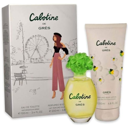 Gres CABOTINE by Parfums, EDT SPRAY 96,4 g e lozione per il corpo 189,9 g