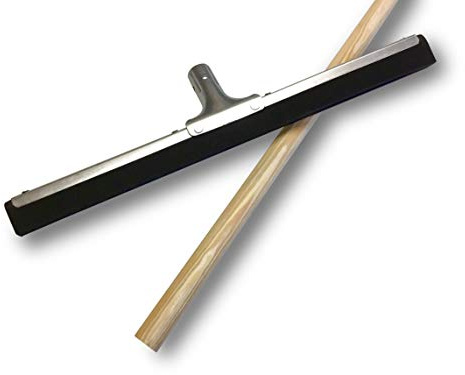 Kibros Raclot raclette extracteur Eau Sol 44 cm Caoutchouc Mousse Noire | 2 lames caoutchouc mousse noire, largeur 44 cm, extraction eau sols intérieur extérieur, atelier cuisine restaurant.
