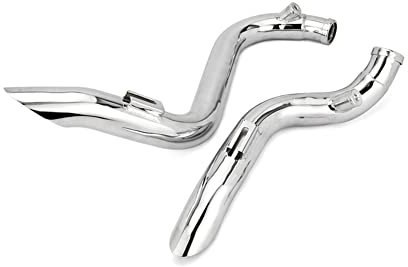 TASEKI Motorräder Auspuffanlage Motorrad 2 Edelstahl Drag Auspuffrohr Für Softail Für Touring Für Sportster 883 1200 Für Dyna Auspuff für Motorräder(B)
