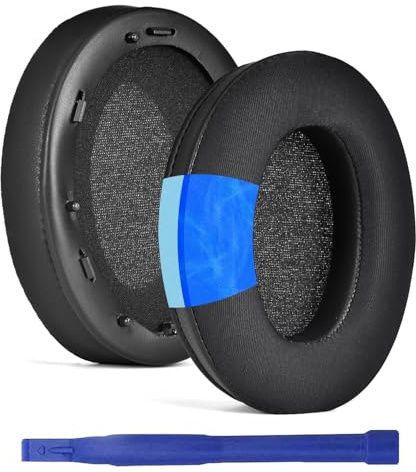 umvowuxa wh-1000xm3 Replacement Ear Pads Compatible with Sony WH-1000XM3 Headphones,WH1000XM3 Ear Cushions Are Made Of Soundproof Sponge And Cooling Gel(Black)