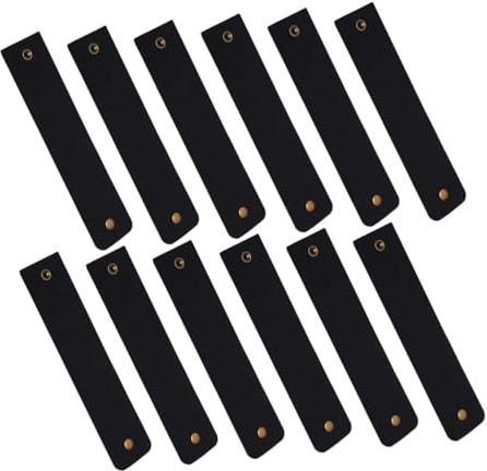 PRETYZOOM 12piezas Servilletero De Cuero Sintético Aro para Servilletas De Anillos para Servilletas Hebilla Moderna Decoración De Mesas para Bodas Cenas Fiestas De Otoño