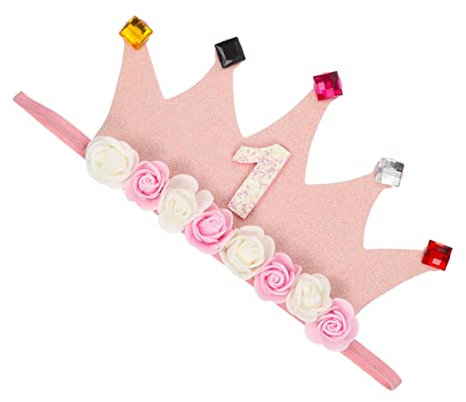 MOLUCKFU Bunte Kindergeburtstagskrone Mädchen Krone Für Geburtstagspartys Duschen Und Fotoshootings Komfortabel Und Praktisch Für Jungen Und Mädchen