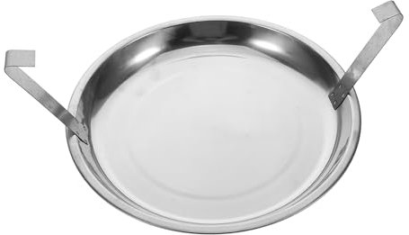 Hoement Carbon-Killed Barrel Grey Plate Ash Tray Lid for Fire Pit Accessories BBQ Grill