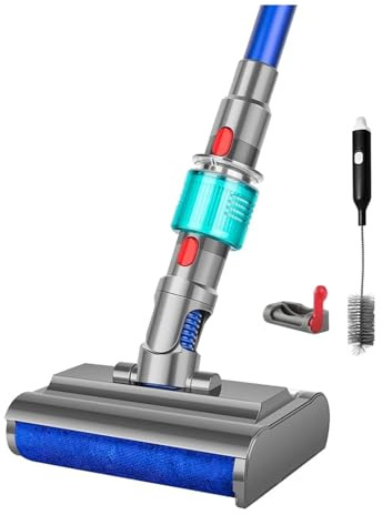 Electric Wet Dry Mopping Head Compatible For Dyson V7 V8 V10 V11 V15 Vacuum Cleaner Roller Brush For Hard Floors And Area Rugs