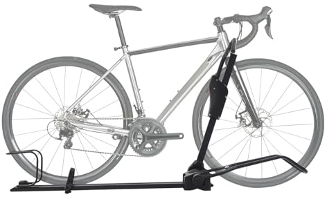 Portabicicletas para coche, montaje en el techo, plegable, montaje vertical, para bicicleta universal, ancho máximo de neumático de 5,59 cm, 2 cerraduras antirrobo