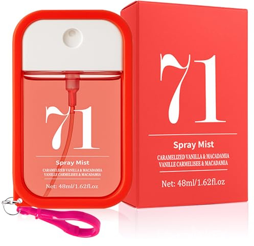 Parfüm Bodyspray Damen 48ml Mit Haken,Fruchtiges Body Mist,Lang Anhaltender Duftspray,Haar und Körperduftnebel,Damenparfum Körperspray für Tägliches Reisen Urlaubsreise Dating,Geschenk für Frauen