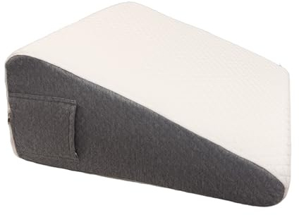 KATLKIU Fodera di ricambio per cuscino triangolare 50 x 50 x 26 cm – imbottita, traspirante con cerniera, rimovibile e lavabile in lavatrice, senza cuscino (Stile base - Federa dedicata)