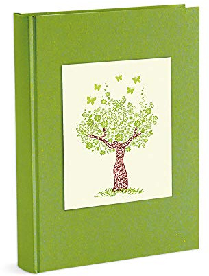 Album Foto 20x25/30FG (60 Pagine) in Cartapaglia Naturale Colorata con Applicazione Disegno