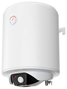 Eldom Spectra 50-Litre Electric Water Heater - 1.5kW, Vertical Mount, Manual Thermostat, Energy Efficient Storage Boiler, Fast Heating Enamel Tank | 230V | White