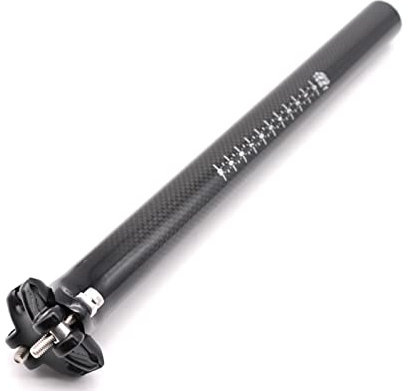 Fahrrad Rennrad MTB Carbon Sattelstütze fahrradsitz sattelstange patent /27,2/31,6 / 30,8 350 mm 400mm Glossy neu (350, 27,2mm)