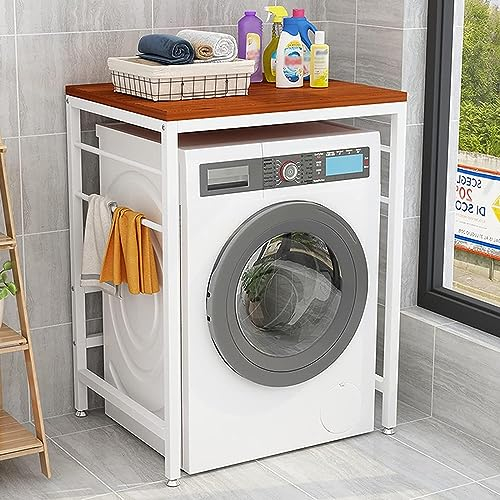 BDXZJ Lagerregal Über Der Waschmaschine, Waschmaschinenschrank, Schrank für Waschmaschine Und Trockner, Lagerregal Über Dem Trockner für Badezimmer Küche Balkon Waschküche G