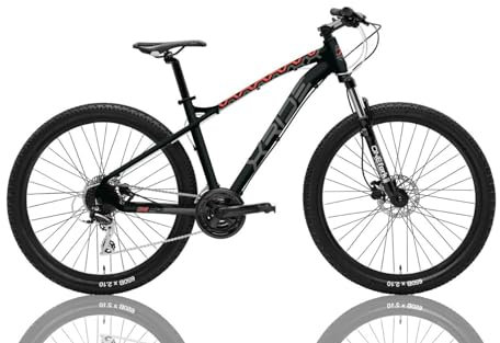 Mountainbike 29 Zoll Feld XRIDE XFC mit hydraulischer Scheibenbremse, 16 V (M, Rot)