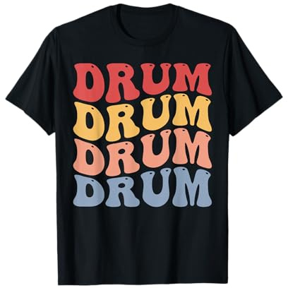 Drummer Groovy Drum T-Shirt