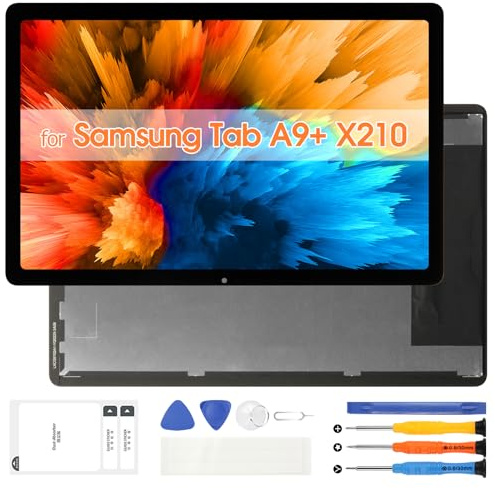 for Samsung Galaxy Tab A9 Plus Screen Replacement - for Galaxy Tab A9 Plus LCD Display for Samsung Tablet SM-X210 X215 X216B LCD Digitizer Touch Screen Assembly with Repair Tools (WiFi Version,11)