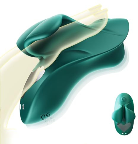 Mini vibrateur pour femmes, 9 doigts vibrants, téton, point G, stimulateur clitoridien, vibrateur clitoridien rechargeable, jouets sexuels féminins pour couples, jouets pour adultes, plaisir. (Green)