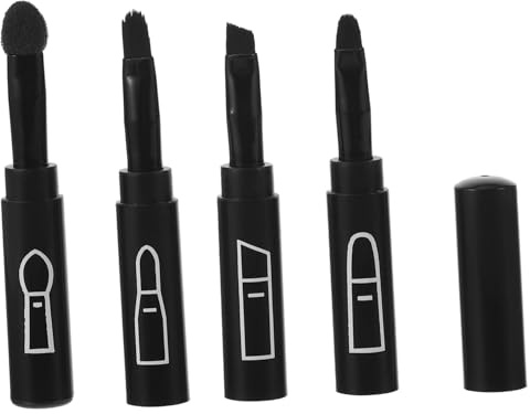 FIXOSHEE Pincel de Maquillaje Multifuncional para Sombras de Ojos, Labios y Cejas, Compacto y Portátil, Pelo Delicado, Adecuado para Viajes y Uso Diario